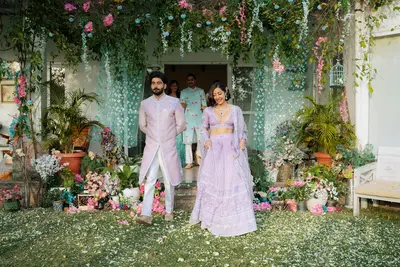 Beautiful flower decoration in delhi by Anadam Events